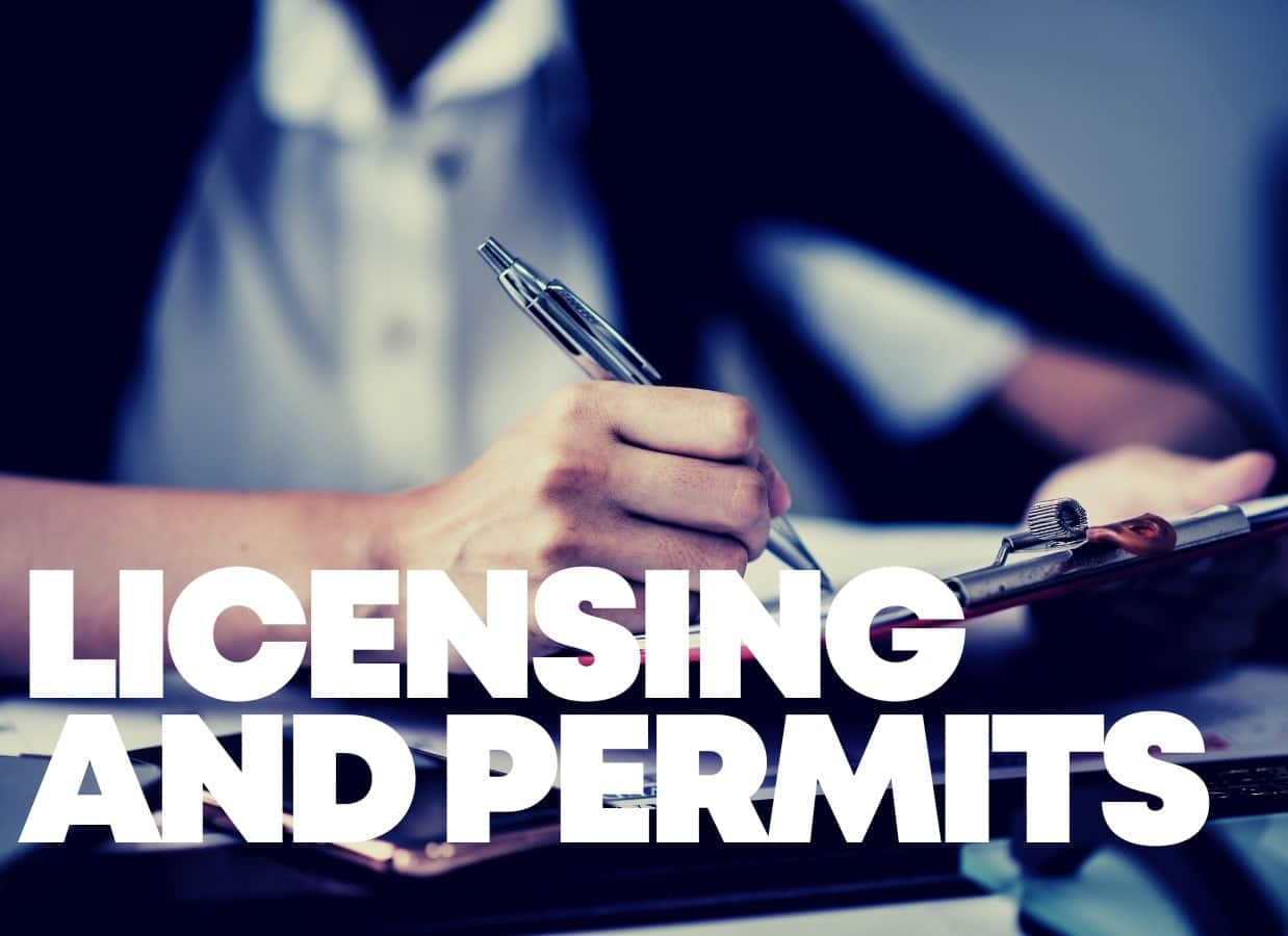 LICENSING AND PERMITS - Carson Law Firm