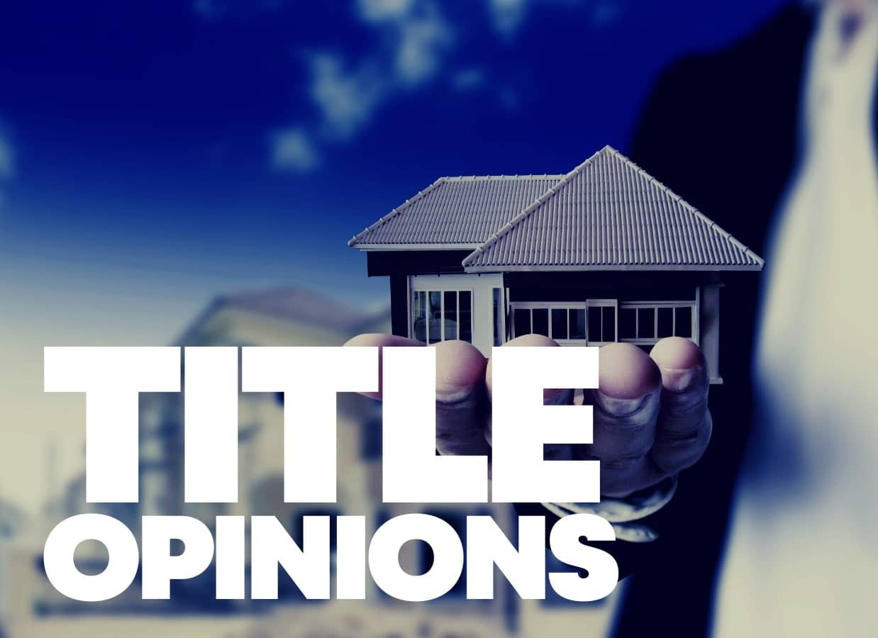 Title Opinions - Carson Law Firm
